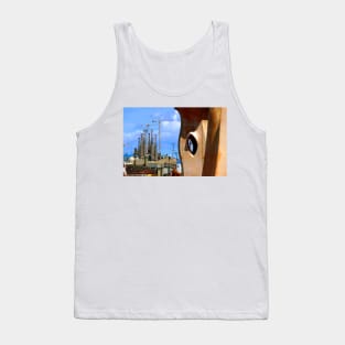 Casa Mila Sagrada Familia Barcelona Spain Tank Top